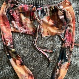 Angel Print Crop top